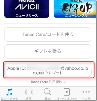 iTunesカードの残高を確認する方法